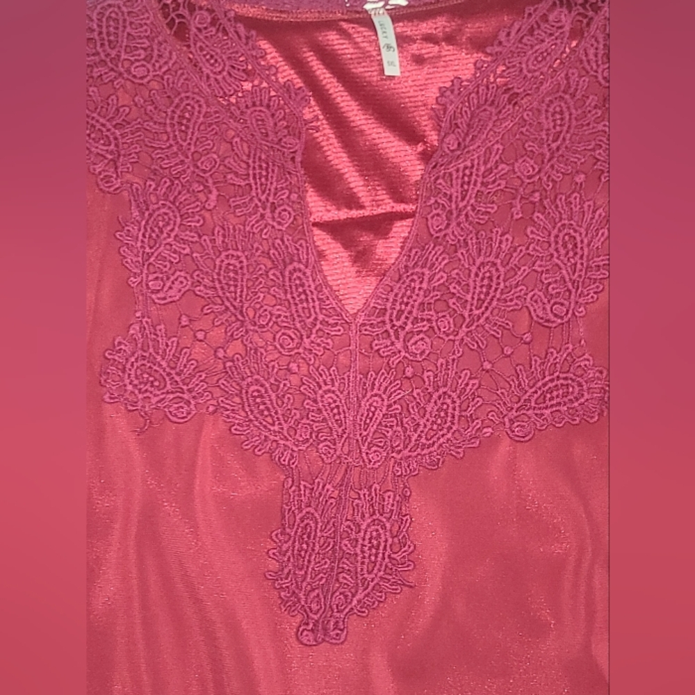 🐰Lucky Brand Blouse with Embellished Neckline - Picture 7 of 8